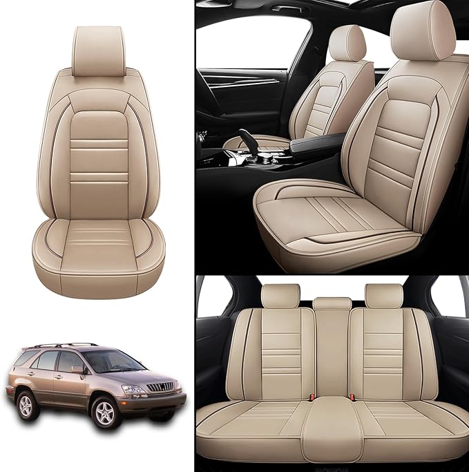 Car Seat Covers for Lexus Car rx300 1999-2003 | 5-Seats Leather Seat Covers - Image 2