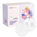 Nuliie Super Absorbent & Featherlight Disposable Nursing Pads 240 Count by nuliie