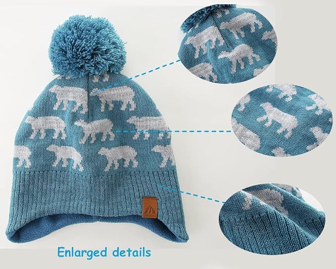 Moon Kitty Baby Boys Hats Toddler Beanies - Image 4