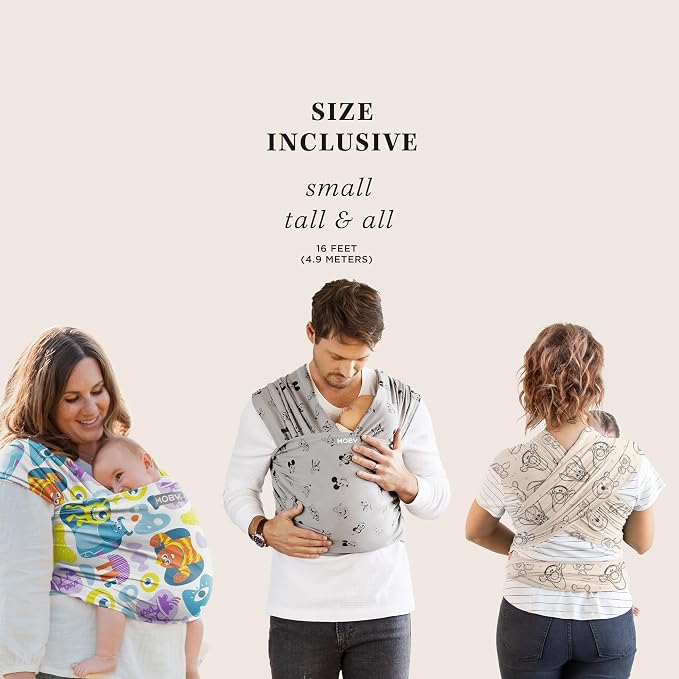 Moby Baby Wrap Carrier Featherknit - Image 8