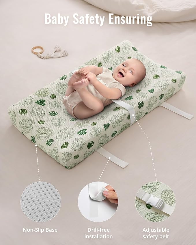 Blissful Diary Muslin Baby Changing Pad - Image 6