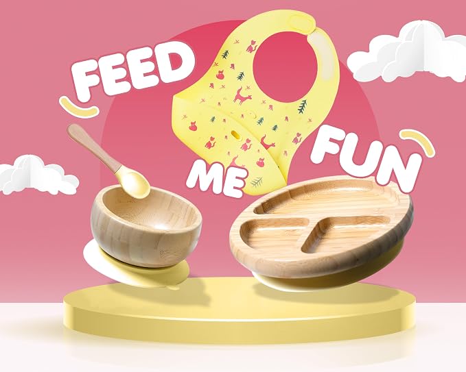 Bamboo Baby Feeding Set for Infants & Toddlers - Image 6