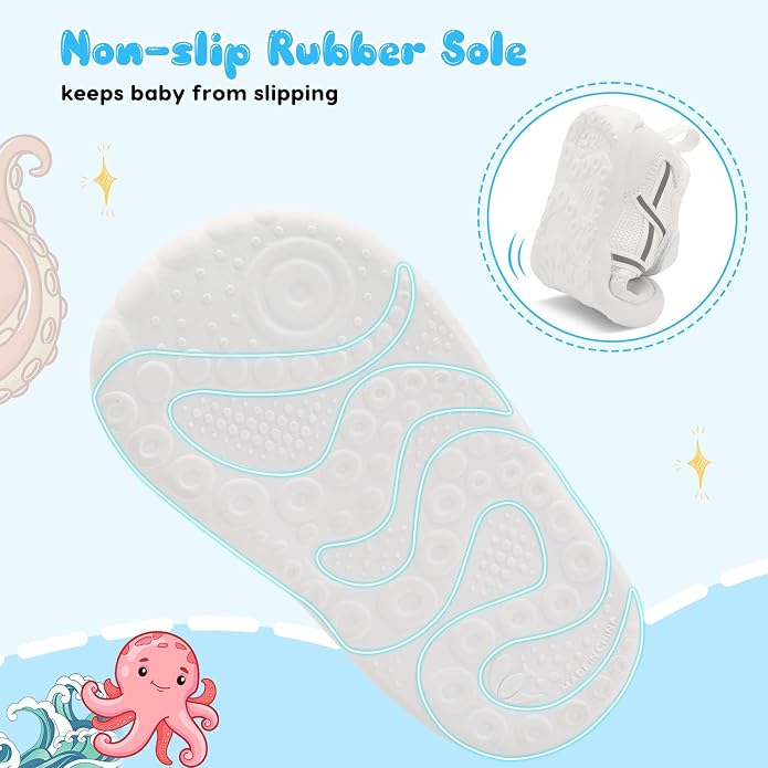 Scurtain Baby Shoes Boy Girl First Walking Shoe Infant Crib Breathable Sneakers - Image 6