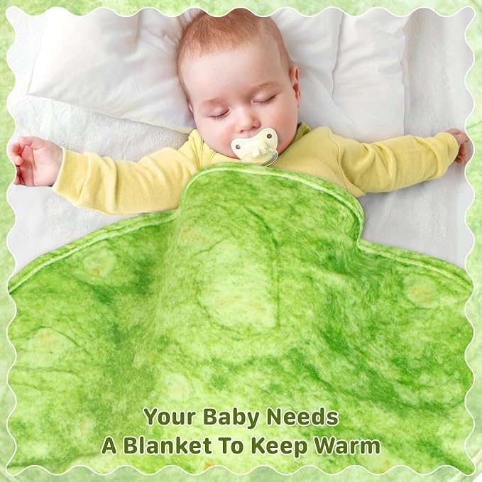 Spinacia Blanket Baby, Newborn Toddler, 285 GSM Soft Flannel Wearable Wrap - Image 2