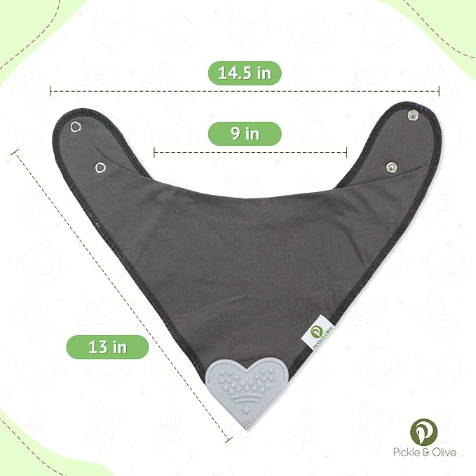 Pickle & Olive Baby Bandana Teething Bibs - Image 4