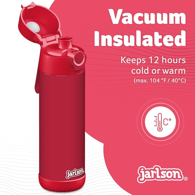 Jarlson® Mali Children's Water Bottle, Thermal Stainless Steel Water Bottle - Image 2