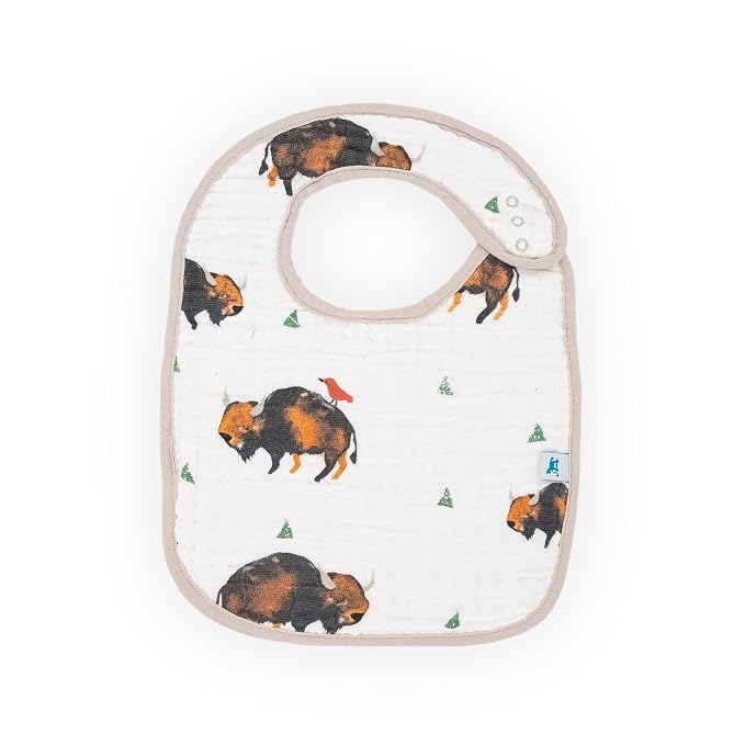 Little Unicorn Premium Classic Bib 3 pack | Adjustable as baby grows | Soft - Image 2