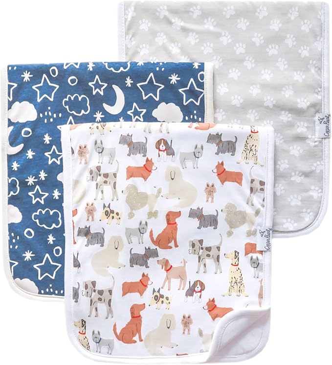 Copper Pearl Premium Baby Burp Cloths by CopperPearl