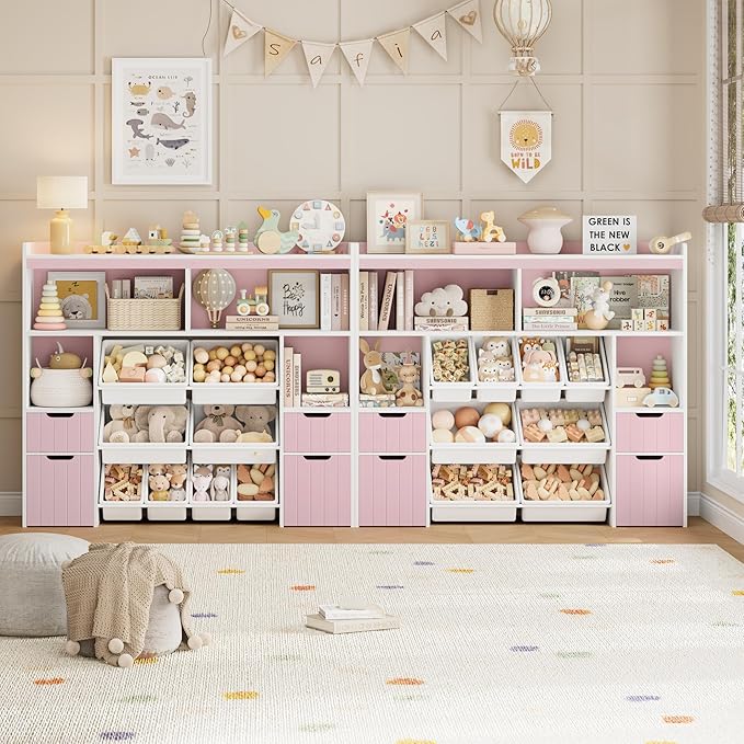 HORSTORS 55" W Toy Storage Organizer - Image 4