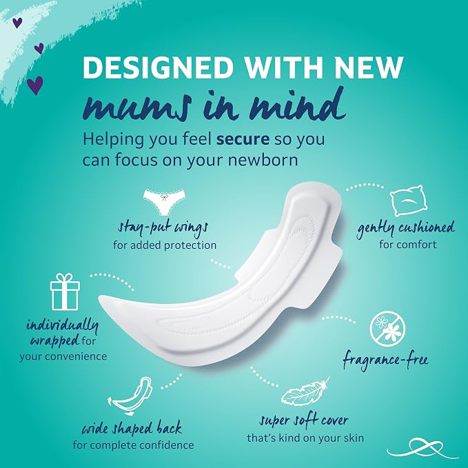 Lil-Lets Extra Long Postpartum Maxi Pads - Image 3