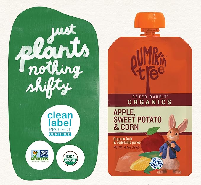 Pumpkin Tree Peter Rabbit Organics, Sweet Potato, and Corn, 4.4 Ounce - Image 5