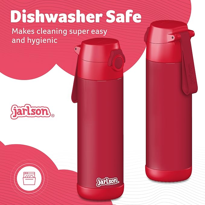 Jarlson® Mali Children's Water Bottle, Thermal Stainless Steel Water Bottle - Image 3