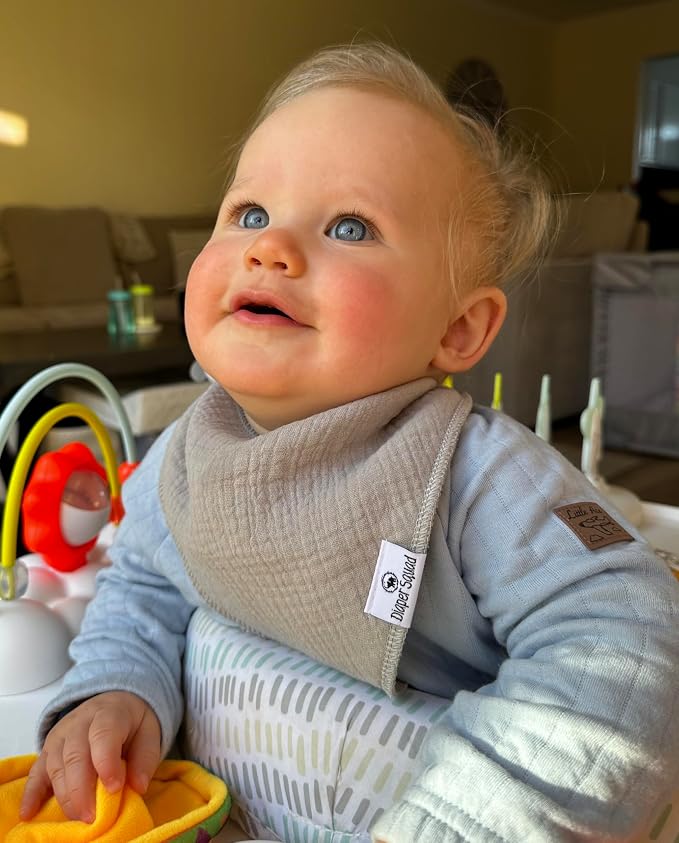 DiaperSquad's Baby Bibs for Drooling and Teething, Bibs for Boys, Baby Girl - Image 2