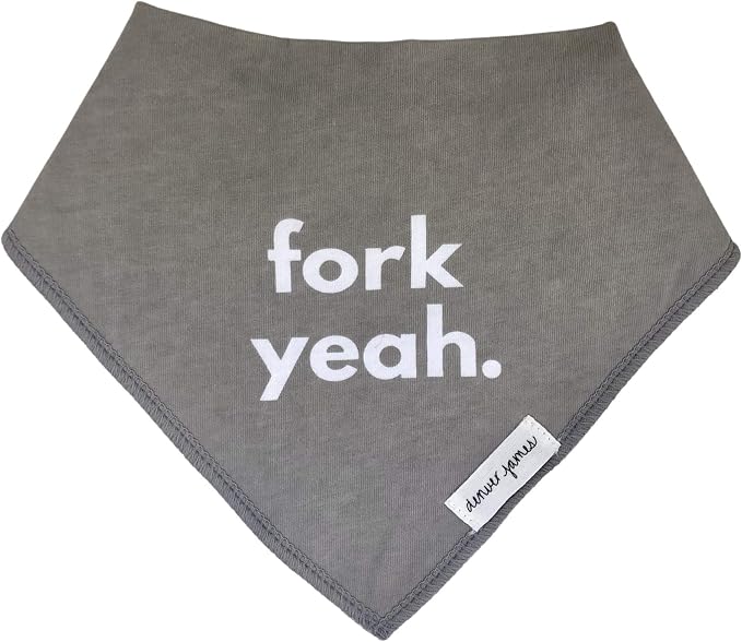 Denver James Bandana Feeding Drool Baby Bib I Soft Organic Cotton I Fleece Back by DenverJames