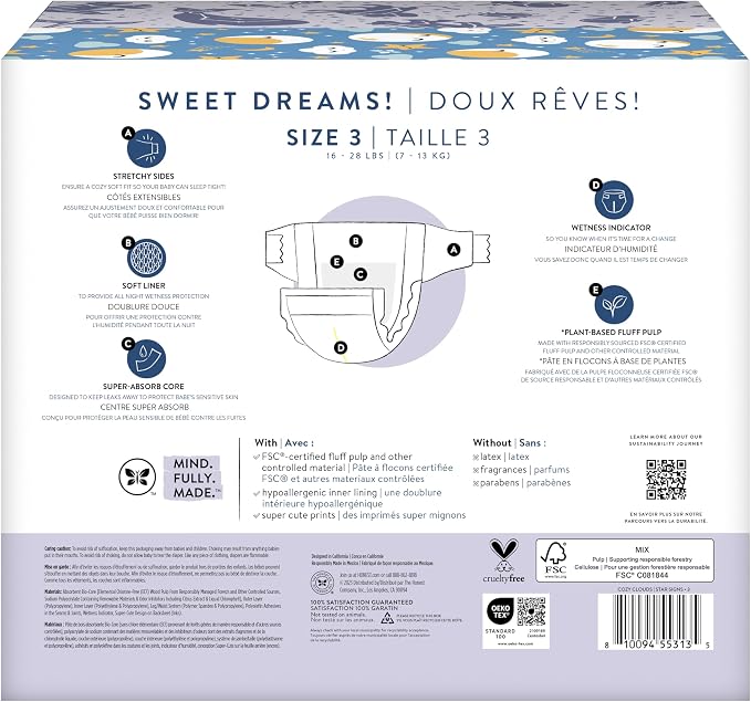 The Honest Company Clean Conscious Overnight Diapers - Image 9