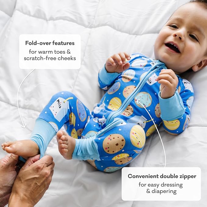 Little Sleepies Pajamas for Baby Boys & Girls, Viscose from Bamboo Baby Pajamas - Image 4