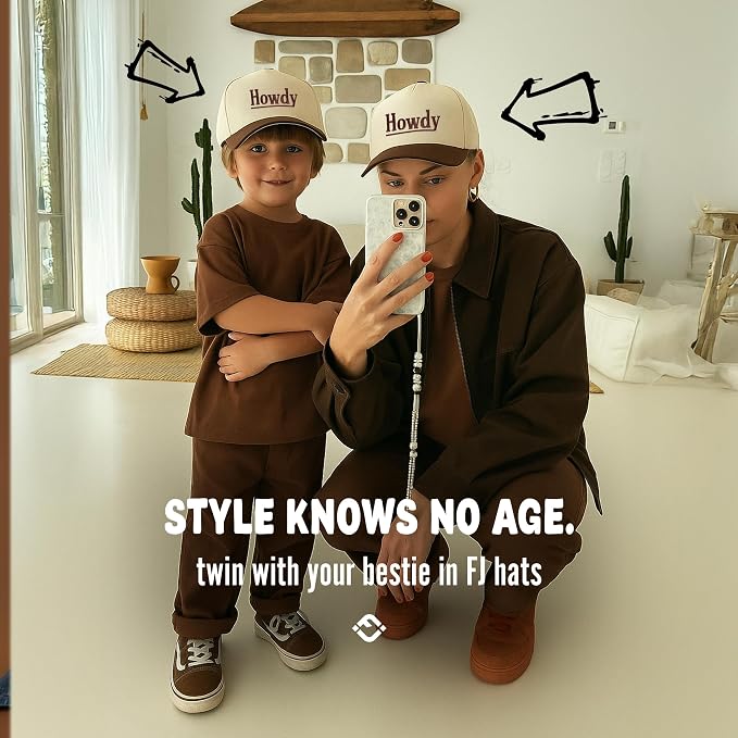 Funky Junque Premium Kids Trucker Hat Vintage Snapback Baseball Cap - Image 9