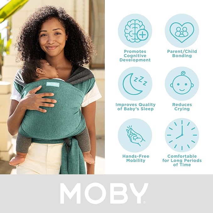 Moby Baby Wrap Carrier Reversible - Image 2