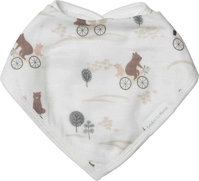 Loulou Lollipop Muslin Bandana Bib Drool Bib Set - Image 2
