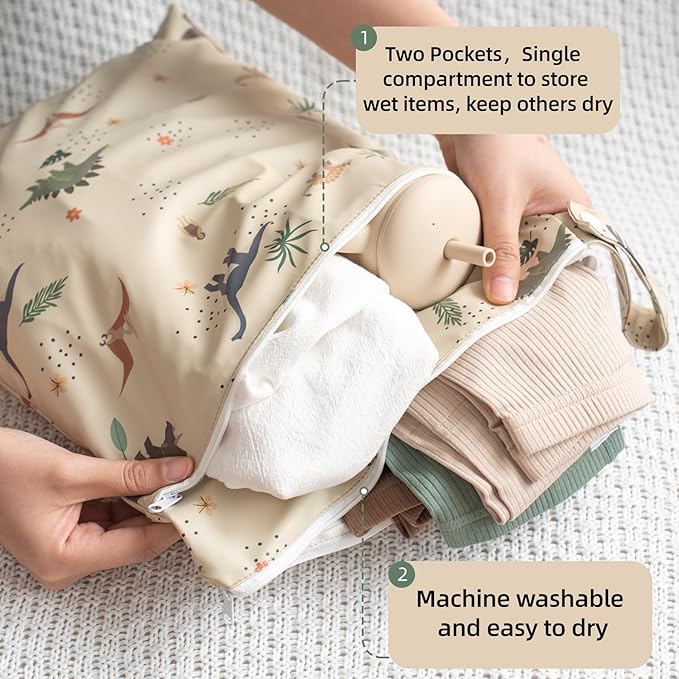 Wet Dry Bag Waterproof Wet Bags Baby Diaper Bag - Image 4