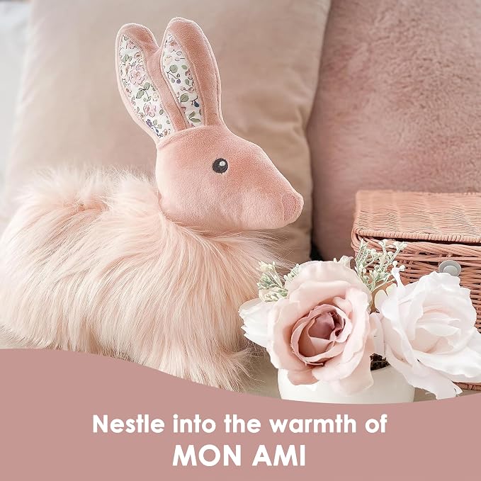 MON AMI Fluffy Bunny Décor Pillow, Soft & Cuddly Plush, Premium Throw Pillow - Image 4