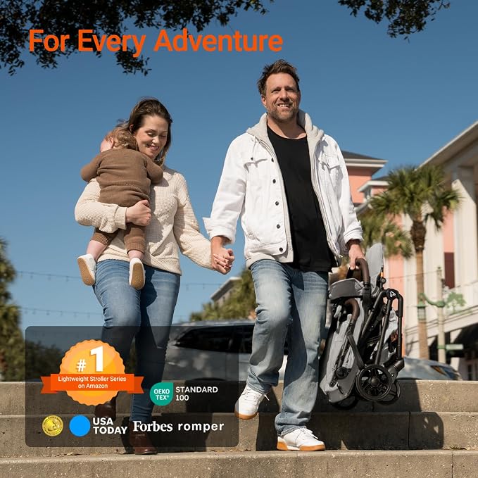 MAMAZING Lightweight Baby Travel Stroller - Image 2