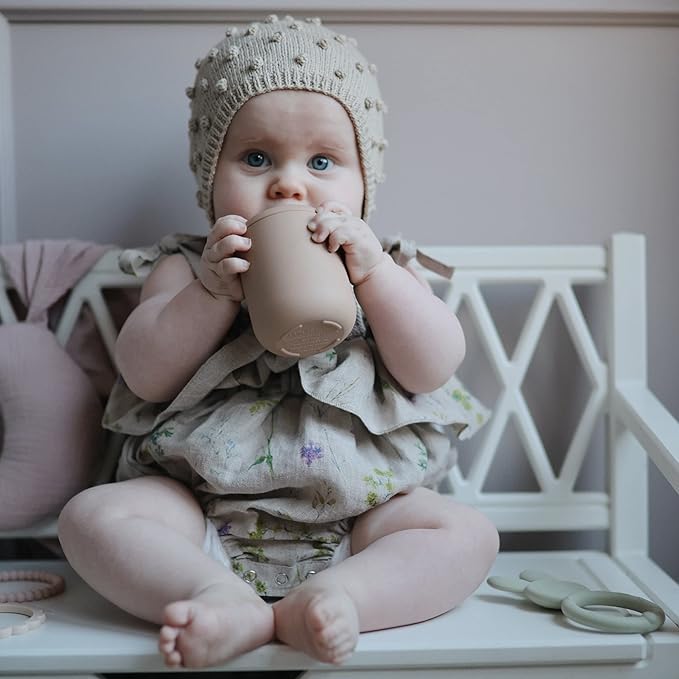 mushie 100% Silicone Baby Sippy Cup | 6 Months+ - Image 4