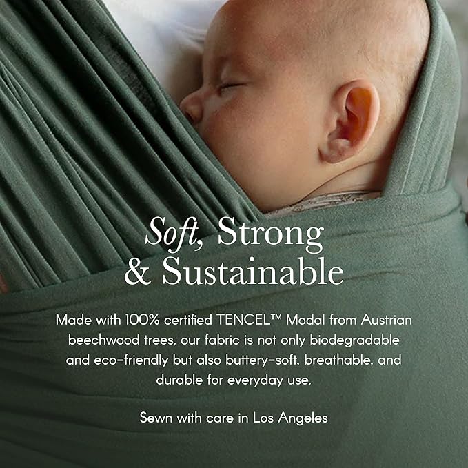 Solly Baby Wrap, Buttery-Soft Baby Carrier Newborn to Toddler 8-25 Lbs. - Image 5