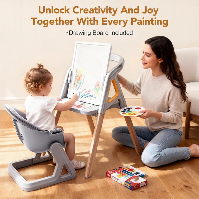CoziBB Baby High Chair, 6-in-1 Convertible Growing Baby High Chair - Image 3