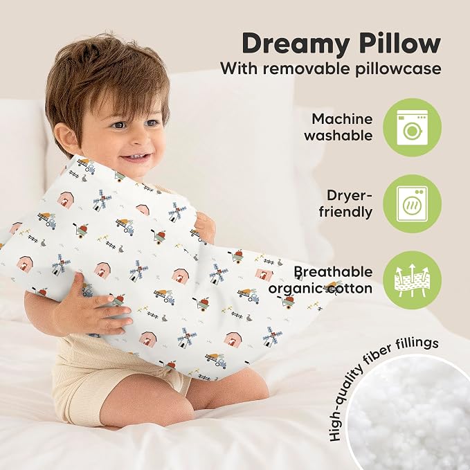 Toddler Pillow with Pillowcase - Image 4