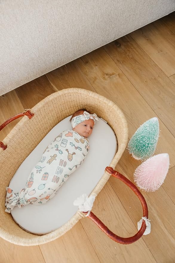 Copper Pearl Large Premium Knit Baby Swaddle Receiving Blanket Cindy - Image 6