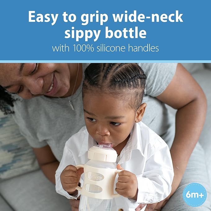 Dr. Brown's Milestones Wide-Neck Sippy Spout Bottle - Image 2