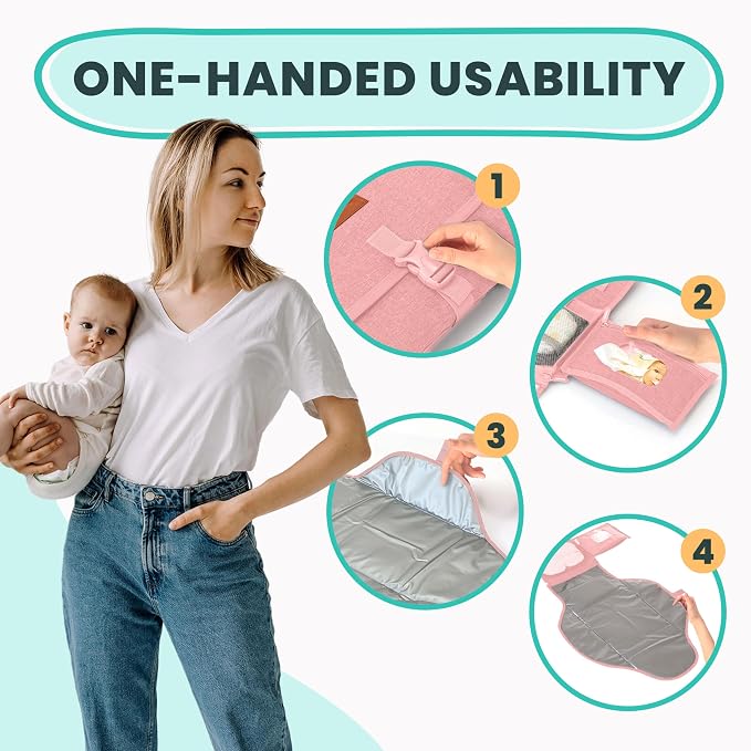 Portable Changing Pad for Baby – Soft, Comfortable Portable Diaper Changing Pad - Image 8