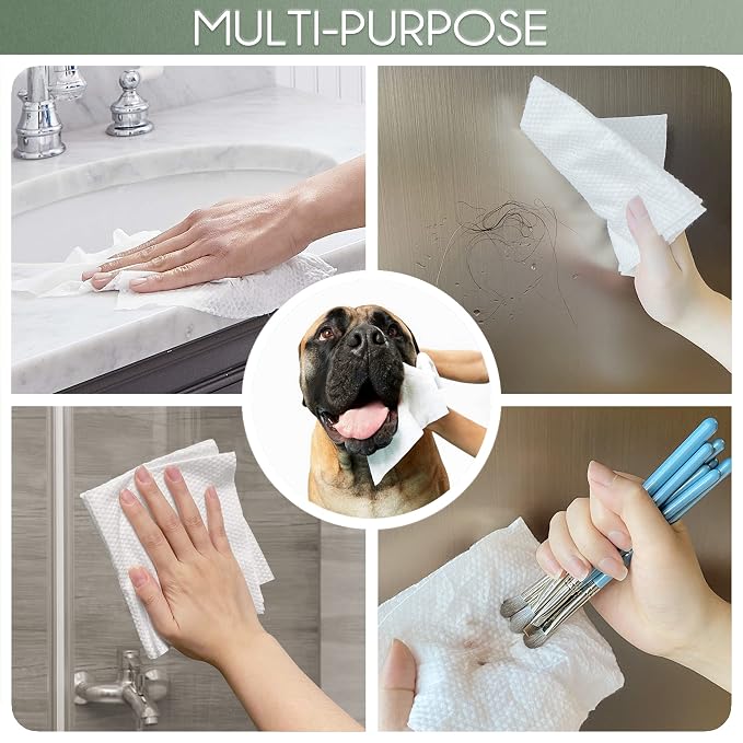 Bamboo Viscose Disposable Face Towel Biodegradable Large Dry Face Wipes 240 - Image 7