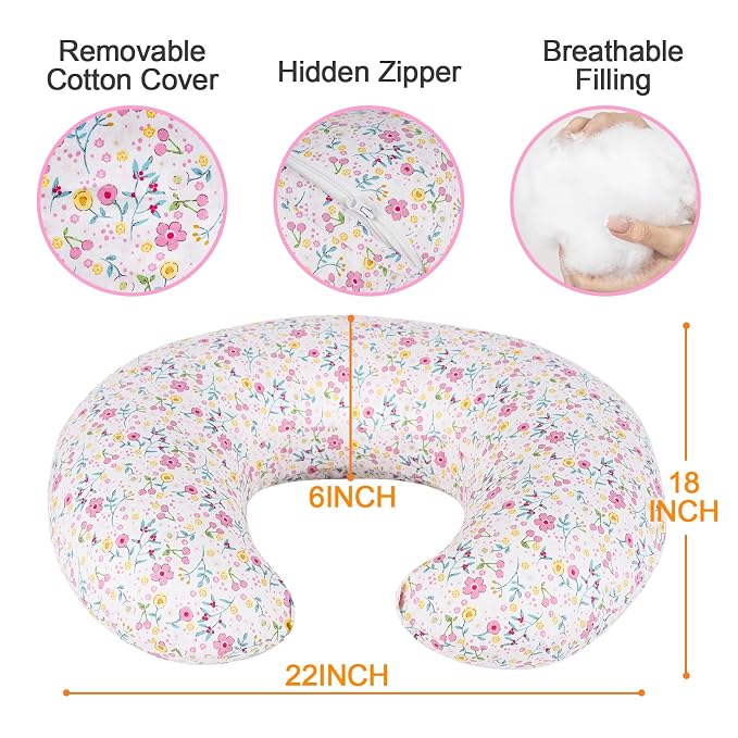 Baby Nursing Pillow for Breastfeeding, Adjustable Breast Feeding Pillow for - Image 6