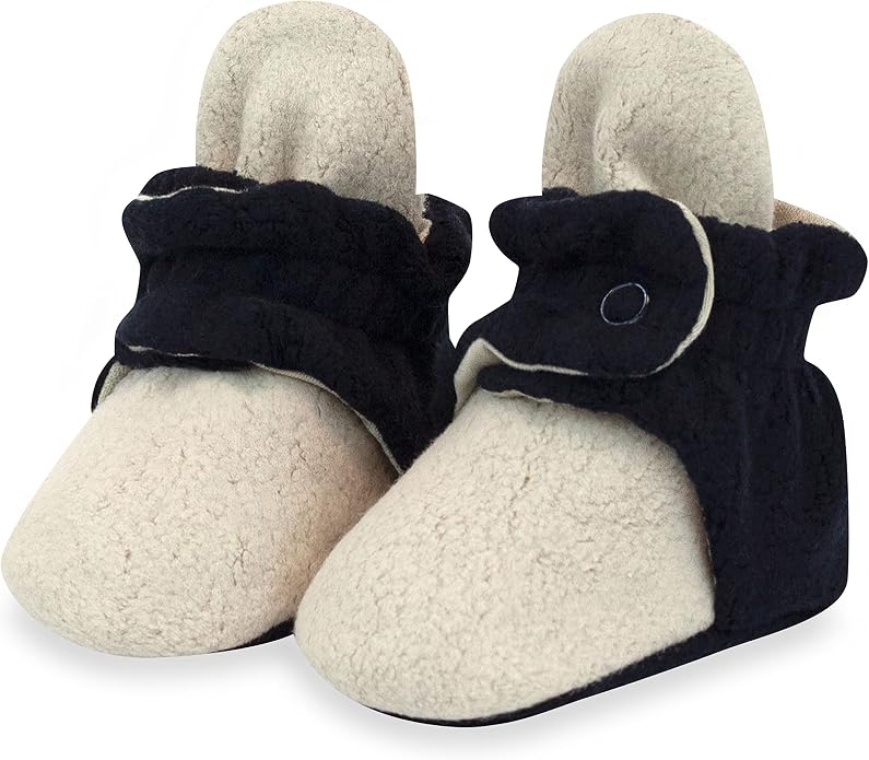Zutano Unisex Fleece Baby Booties, Two Snap Closure, Newborn to 24 Months by Zutano