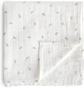 mushie Muslin Baby Swaddle Blanket | 100% Organic Cotton by mushie