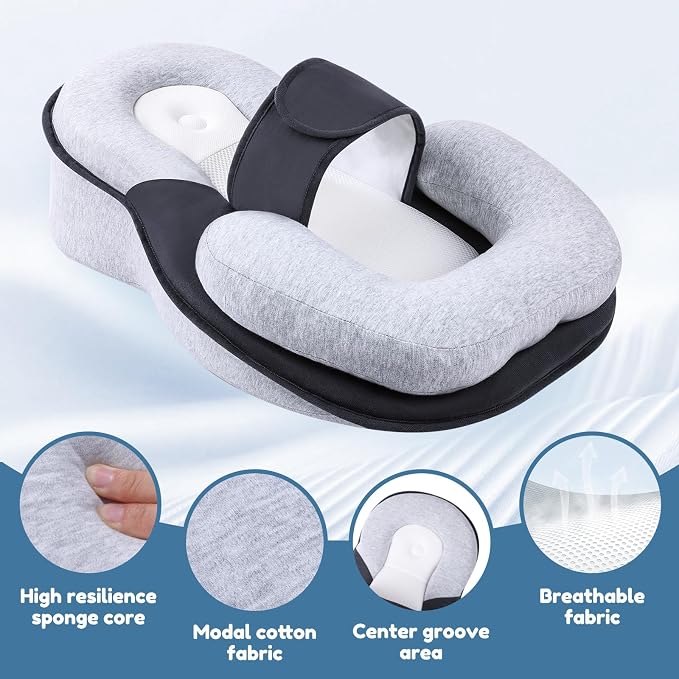 Baby Lounger Pillow for Infant Support Cushion Reflux Breastfeeding Pillow - Image 6