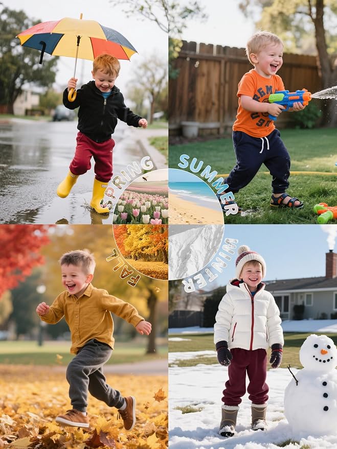 3 Pack Fleece Toddler Boys Sweatpants Kids Joggers Soft Cotton Toddler Boys - Image 5