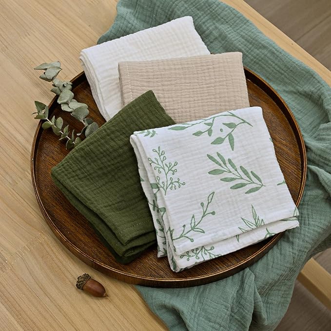 Muslin Receiving Blankets, Neutral Blanket Swaddling - Image 5