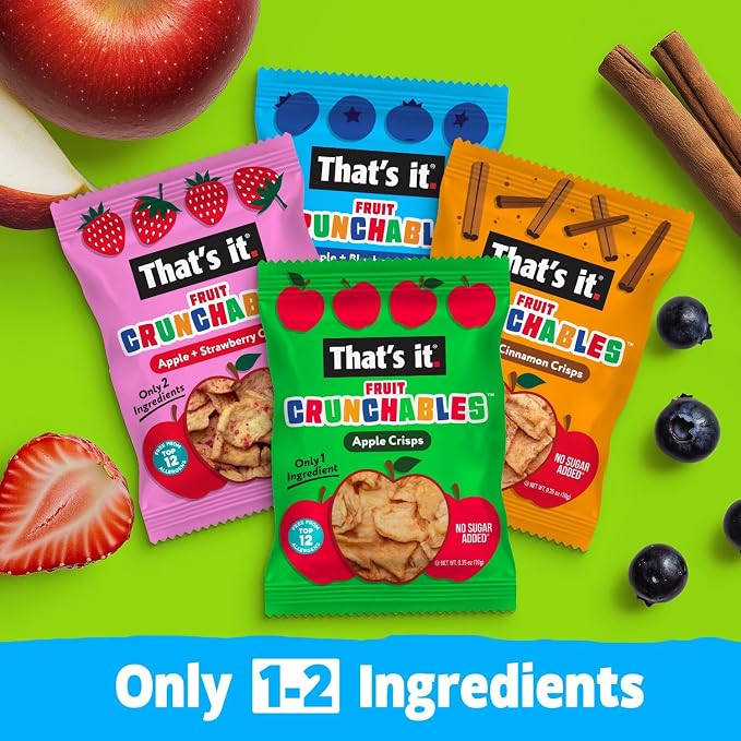That's it. Fruit Crunchables Variety Pack, Fruit Snacks - Image 5
