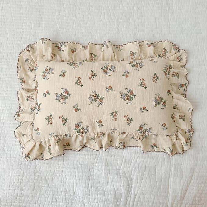 BuLuTu 2 Layers Muslin Toddler Pillowcases Fits - Image 3