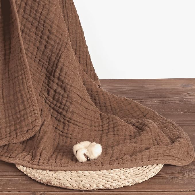 4-Piece Muslin Bath Towel Set - Image 8