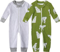 Owlivia Organic Cotton Baby Boy Girl Zip up Sleep 'N Play Pjs, Long Sleeve by Owlivia