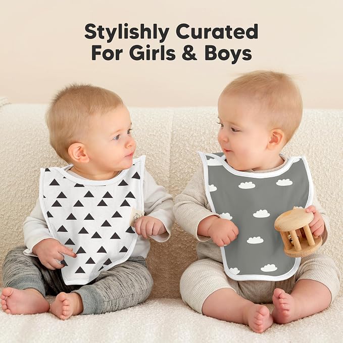 8-Pack Baby Bibs for Boys, Girls - Image 7