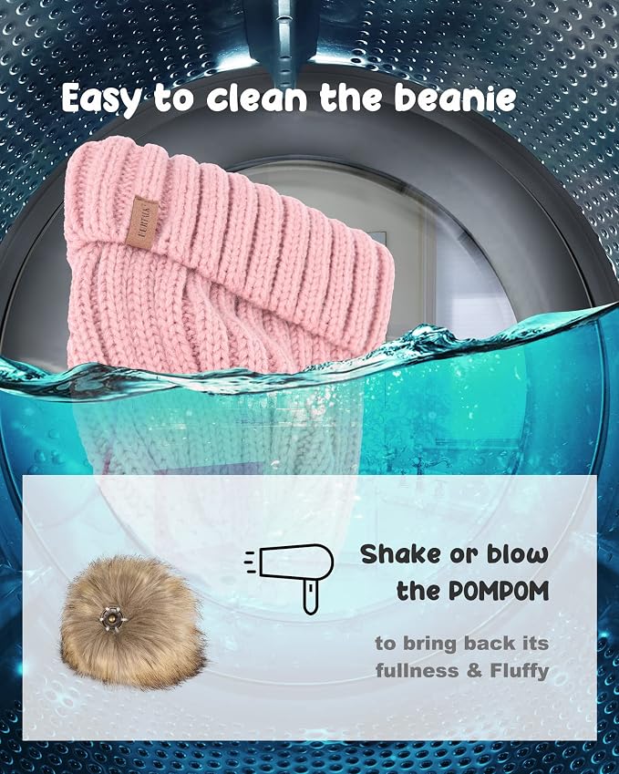 FURTALK Kids Winter Hat Toddler Knitted Beanie - Image 3