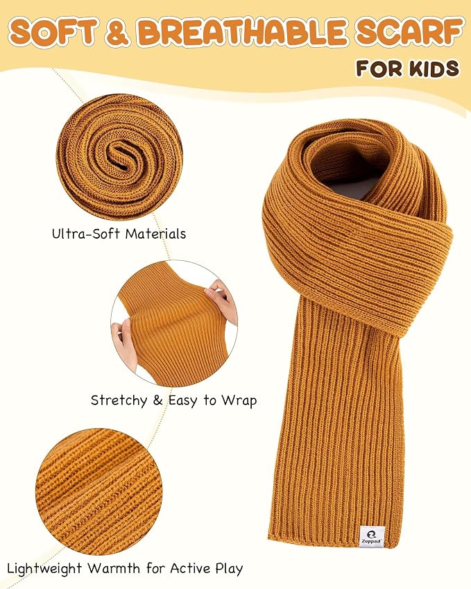 Baby Beanie Mittens Scarf Set, Toddler Infant Kids Winter Hat - Image 4