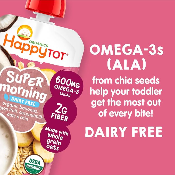 Happy Tot Organics Stage 4 Baby Food Pouches, Gluten Free, Vegan & Dairy Free - Image 6