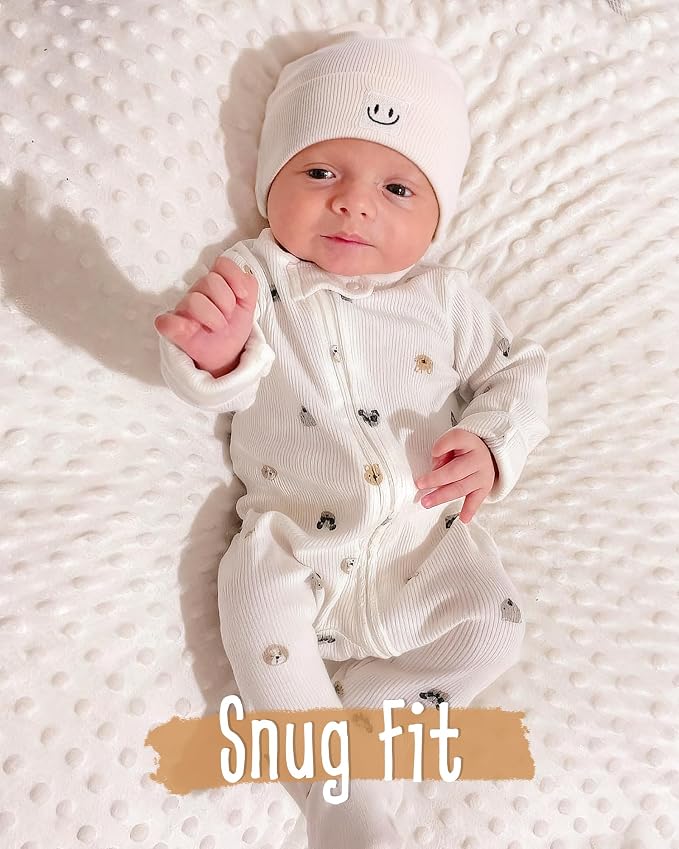 FURTALK Baby Newborn Hats Set Soft Infant Beanie Boys Girls Caps - Image 3