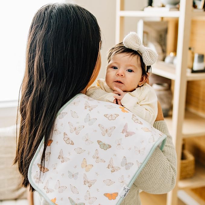Copper Pearl Baby Burp Cloth Large 21''x10'' Size Premium Absorbent Triple - Image 4